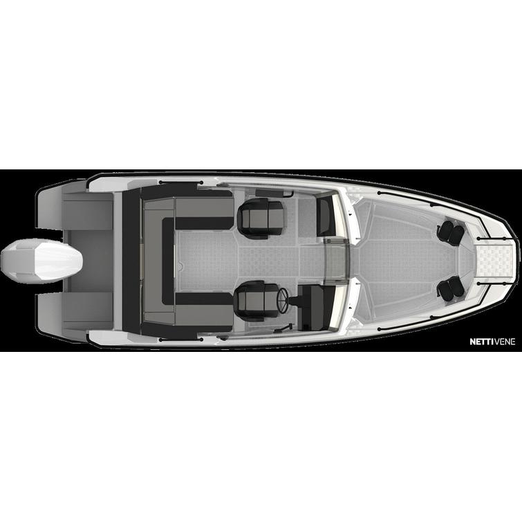 Finnmaster Husky R7 + Mercury F200 XL DS V6