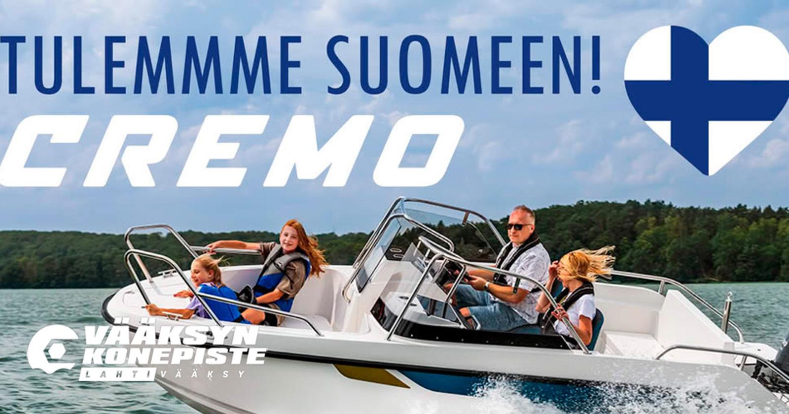 Cremo-veneet Suomessa myy Vääksyn Konepisteen Lahden myymälä