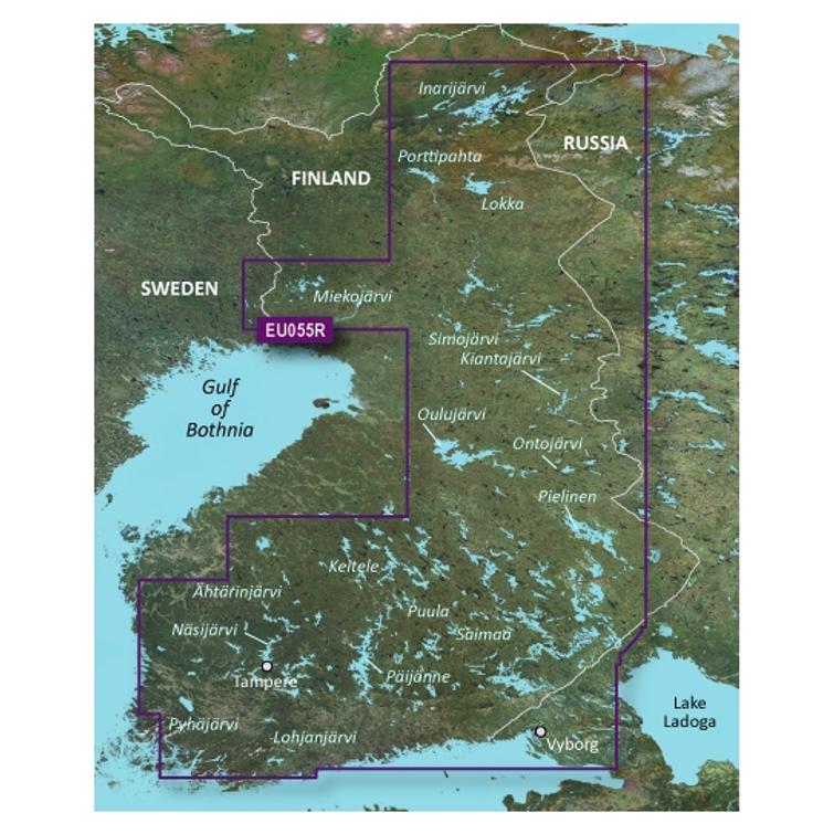 GARMIN BlueChart g3 HD -kartta HXEU055R - SUOMEN JÄRVET