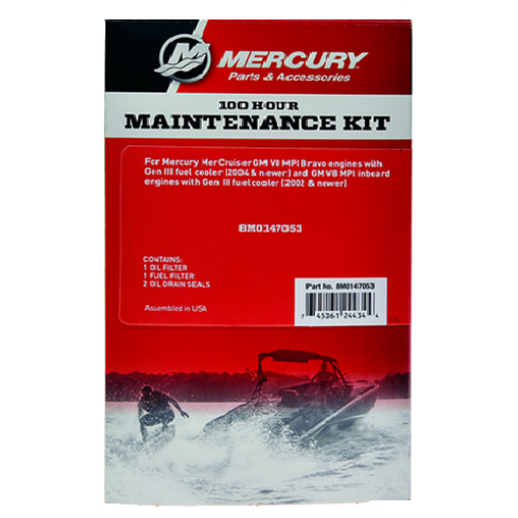 MERCURY HUOLTOSARJA 100H, MERCRUISER V8 MPI