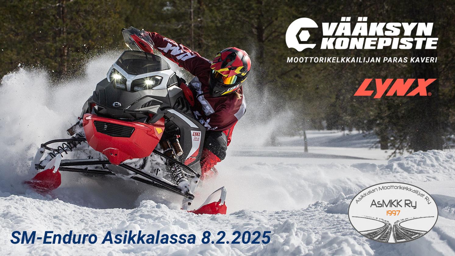 Moottorikelkkojen SM-Enduro Asikkalassa