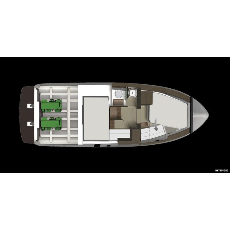 Grandezza 34 OC + Mercury MCM 4.5 L 250 Seacore DTS Bravo