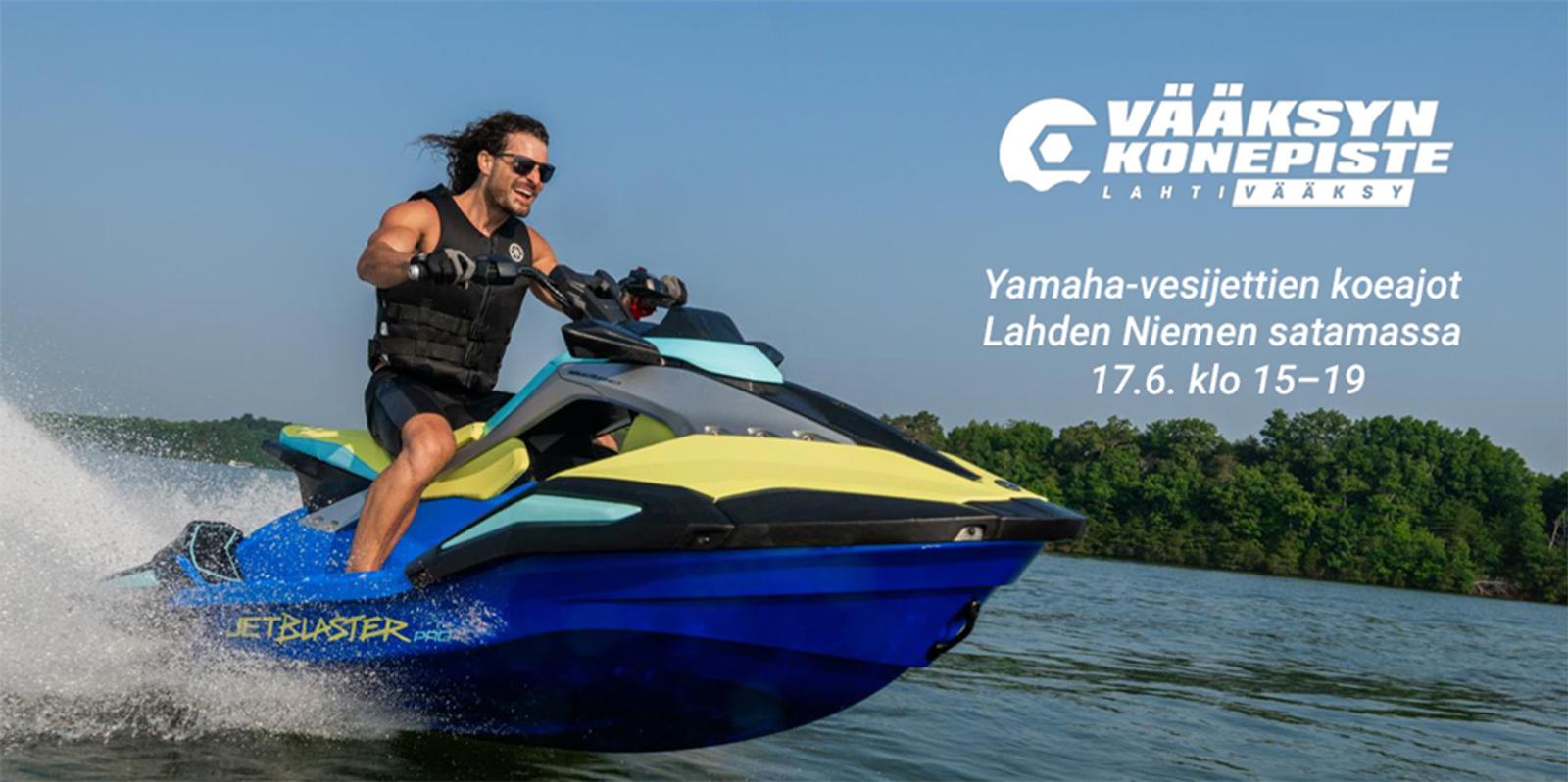 Yamaha-vesijettien koeajotapahtuma