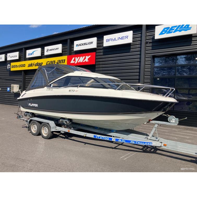 Flipper 670 ST + Mercury F150