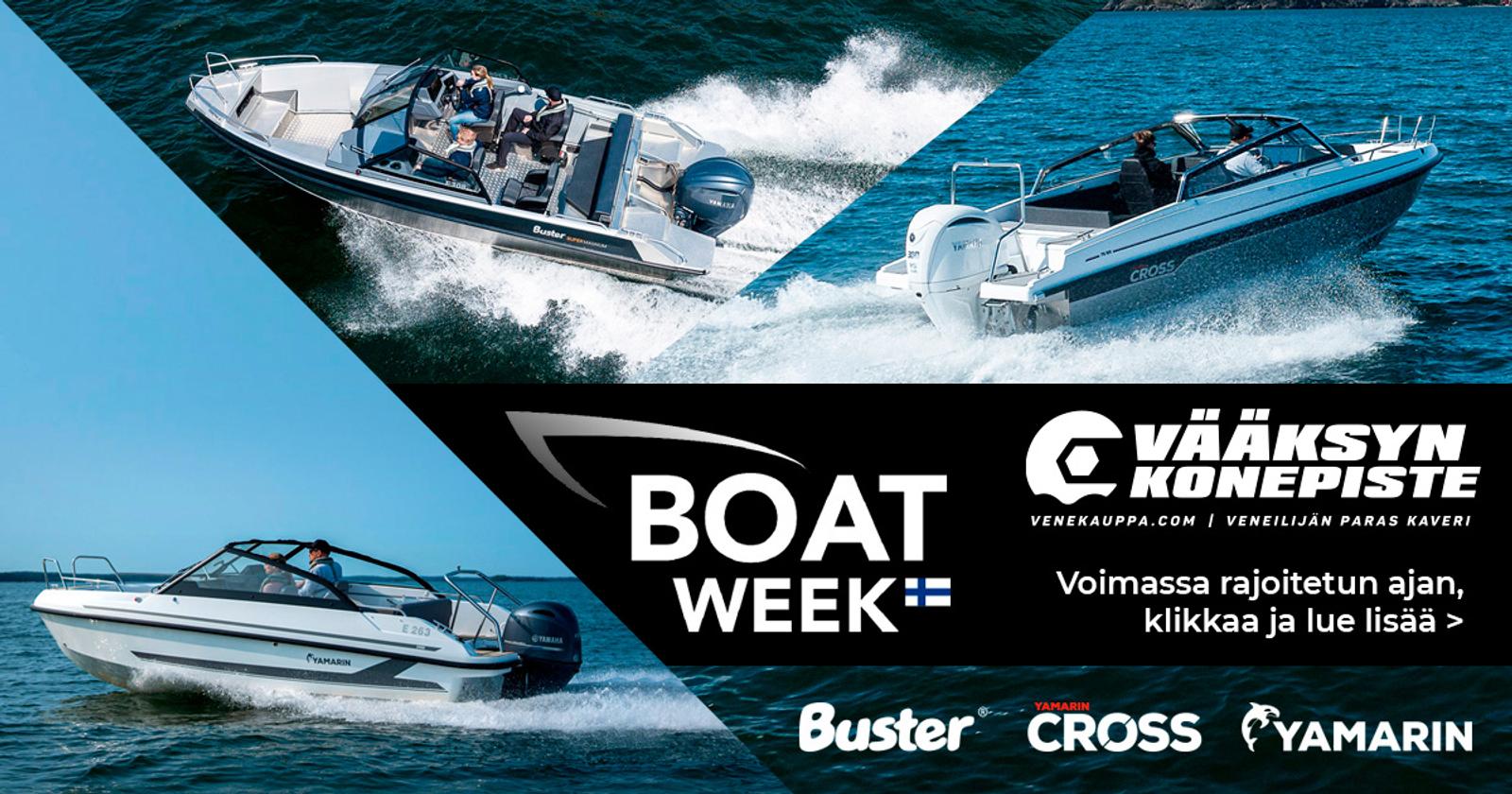 Boat Week -venetarjoukset Vääksyn Konepisteestä
