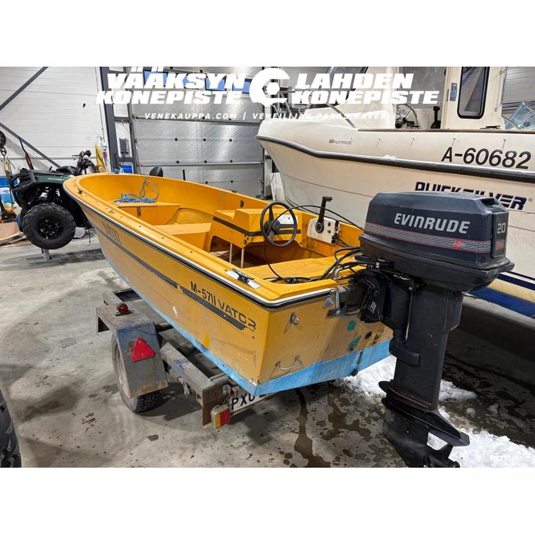 Vator 14 R + Evinrude 20