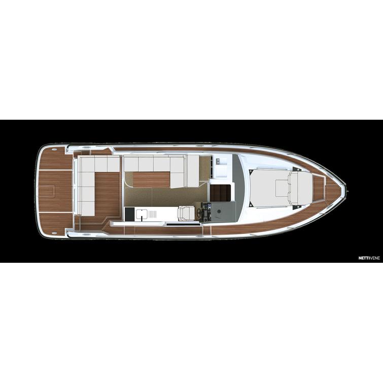 Grandezza 37 CA + Mercury MD 3.0-270 DTS Bravo B3X JPS