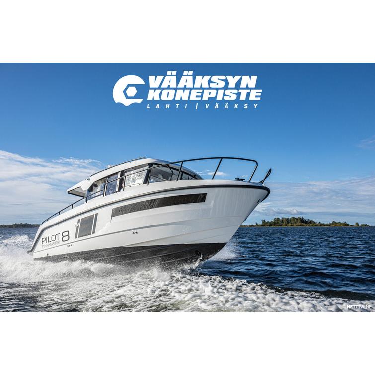 Finnmaster Pilot 8 DEMO + Yamaha F200 XCA2 valkoinen