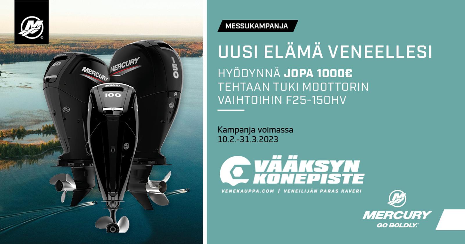 Mercury re-power messutarjous