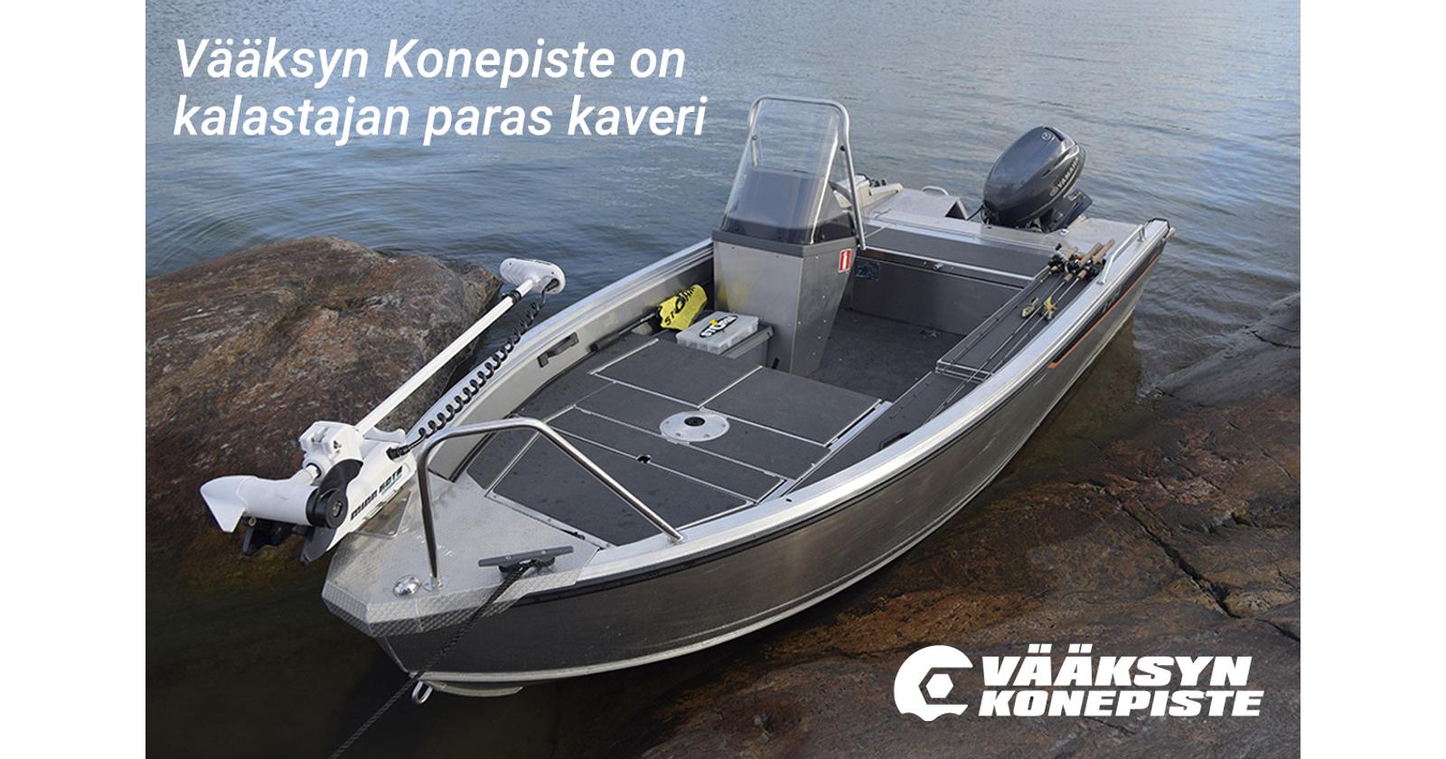 Heittokalastusvarusteltu Buster M -alumiinivene