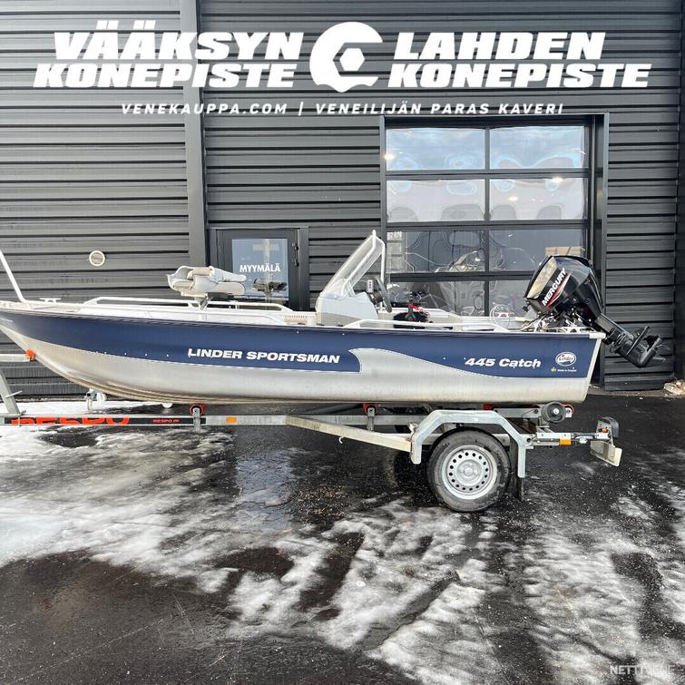 Linder 445 Catch + Mercury F20 ELPT EFI
