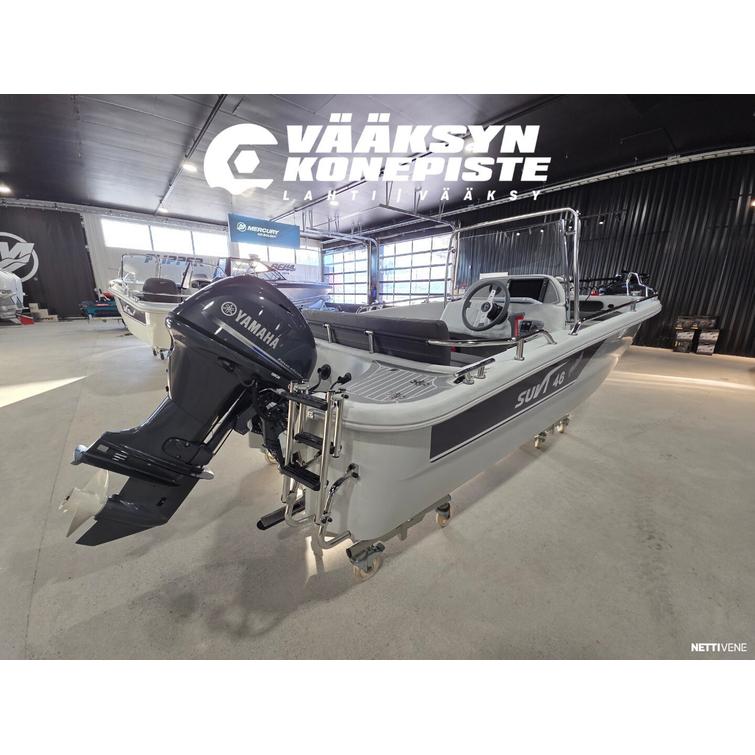 Suvi 46 Fisher + Yamaha F40 FETL