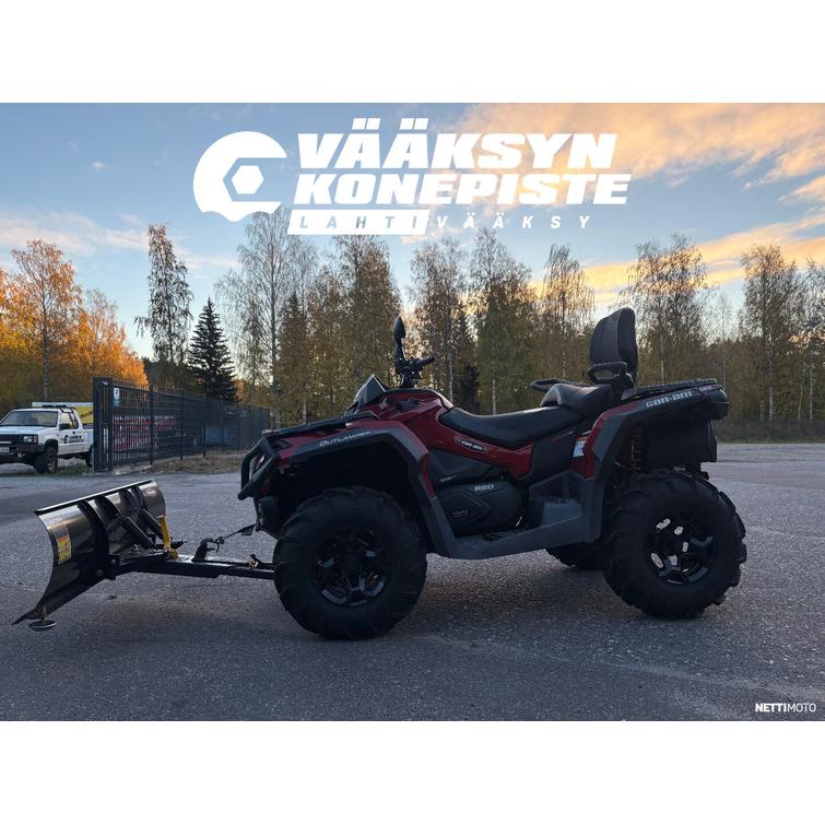 Can-Am Outlander Max 650 MAX PRO + Telat ja lumilevy