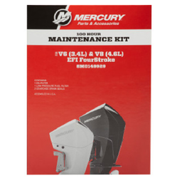 MERCURY HUOLTOSARJA 100H, V6 (3,4L) & V8 (4,6L)