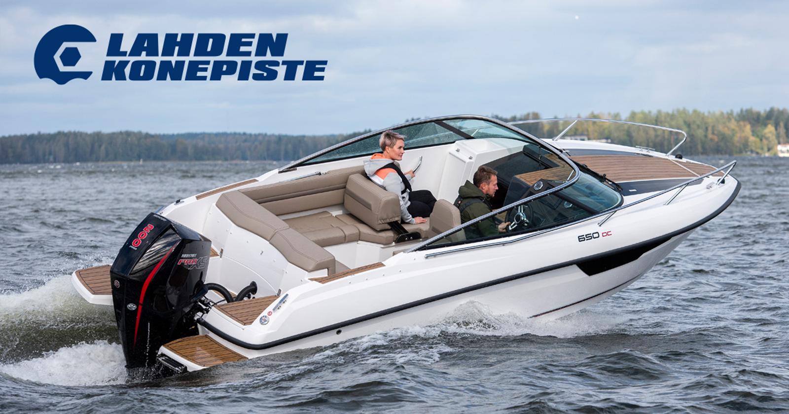 Flipper veneet Flipper 650 DC Mercury-perämoottorilla