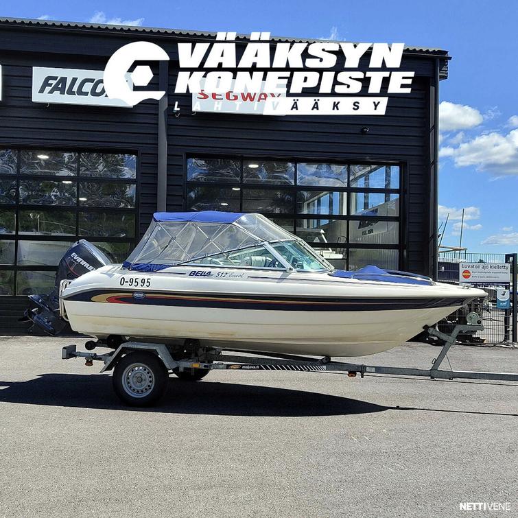 Bella 512 Excel + Evinrude 90