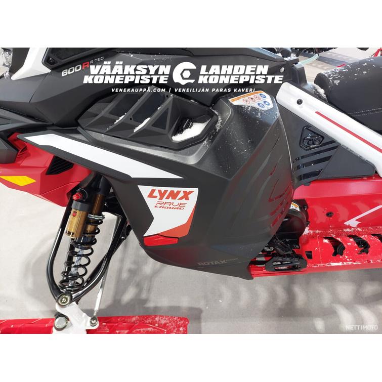 Lynx Rave Enduro 600R E-TEC - Bright White/Evo Red