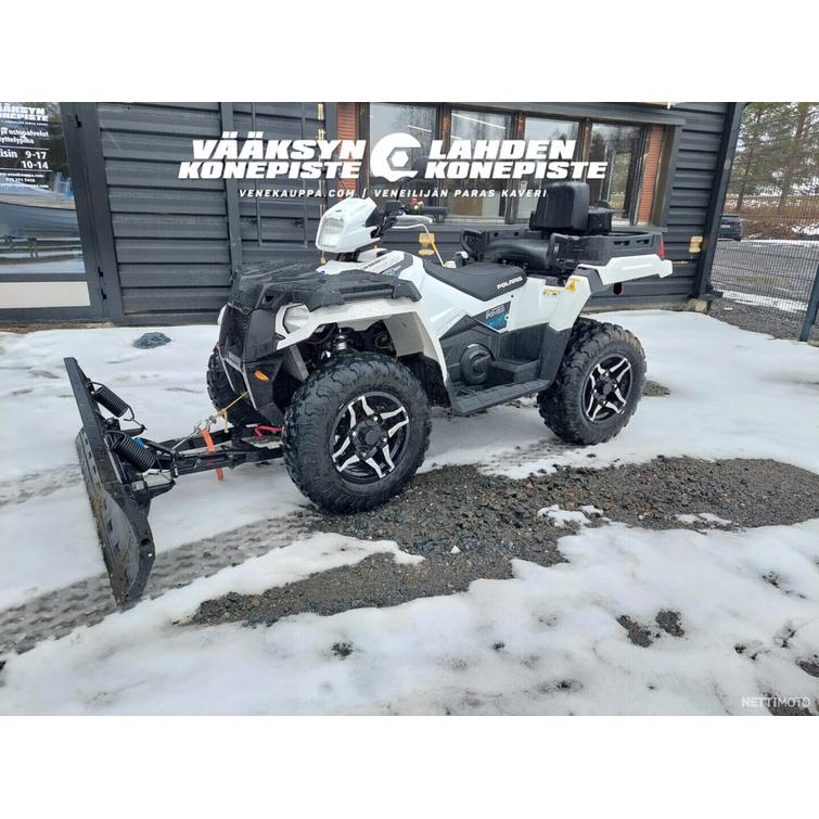 Polaris Sportsman ohjaustehostin, vinssi, lumilevy