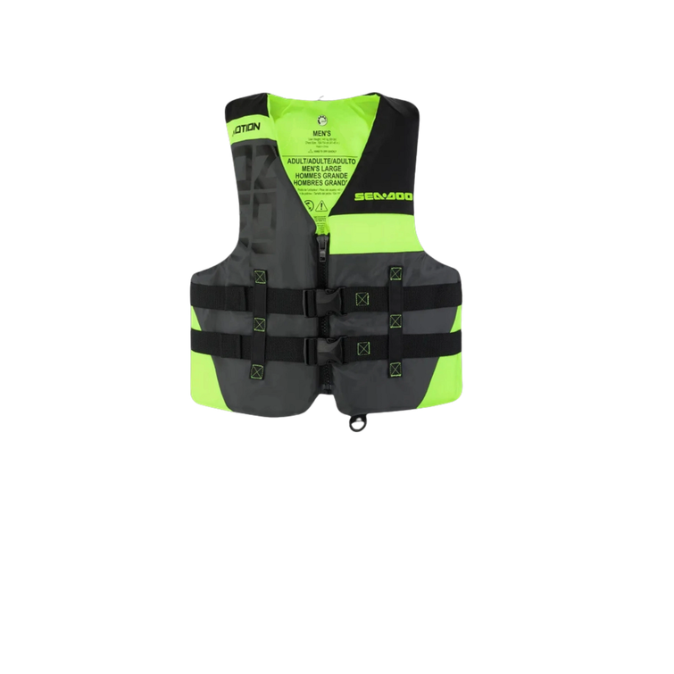 SEA-DOO KELLUNTALIIVI MOTION - S, miesten, Musta/Neon kelt.