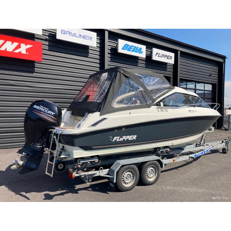 Flipper 670 ST + Mercury F150