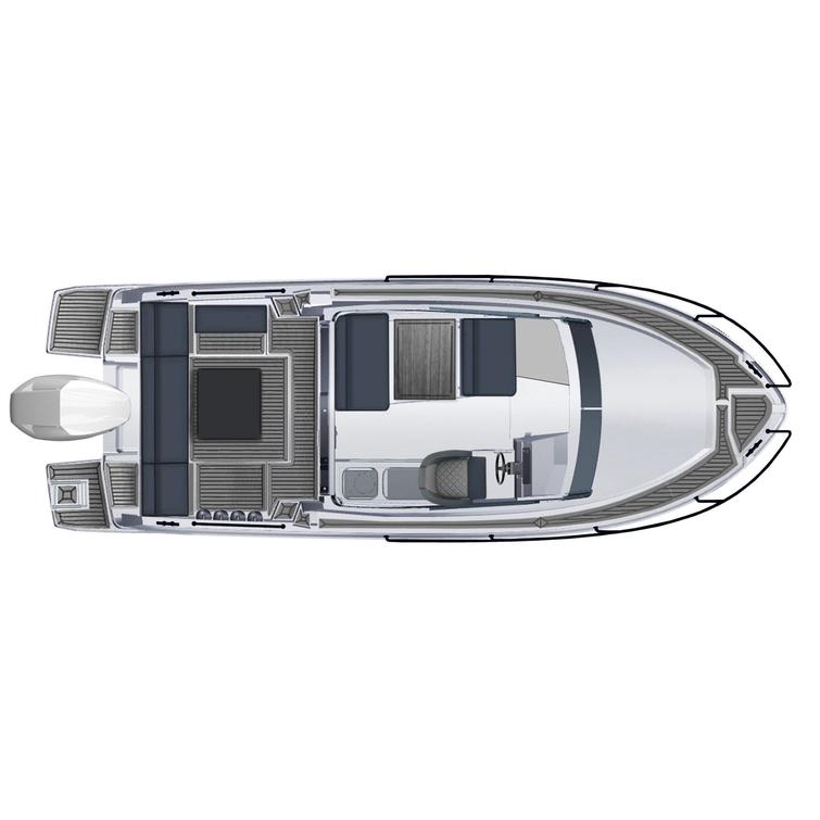 Finnmaster Pilot 7 + Mercury F200 XL DS V6