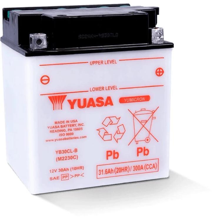 YUASA +/- AKKU 30A kuiva (YB30CL-B)