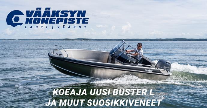 Tervetuloa Lahteen koeajamaan Buster- ja Suvi-uutuusmallit