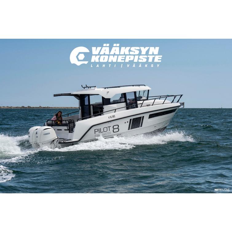 Finnmaster Pilot 8 DEMO + Yamaha F200 XSB2 valkoinen