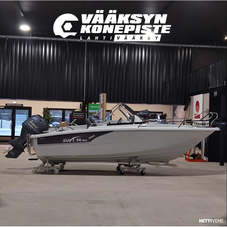 Suvi 50 Duo Fisher HEITTOKALA + Yamaha F50 HETL