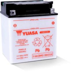 YUASA +/- AKKU 30A kuiva (YB30CL-B)