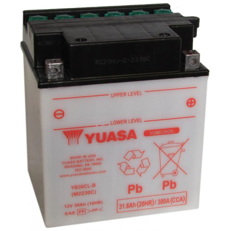 YUASA +/- AKKU 30A kuiva (YB30CL-B)