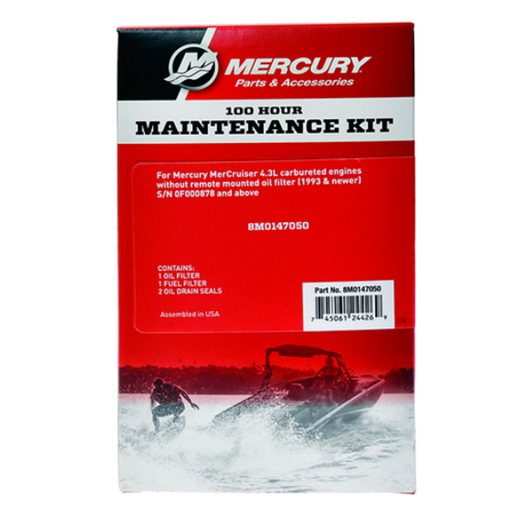 MERCURY HUOLTOSARJA 100H, MERCRUISER 4,3L